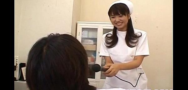  Misato Kuninaka nurse is fucked with medical tools and vibrators